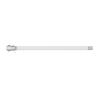 Deluxe Anti-Wrap Aluminum with Chrome Knob - Pole FA199035 Brushed Flag Accessories