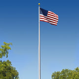 Aluminum 5 Section Residential & Commercial Flag - Base FA199025 Brushed Flag Accessories