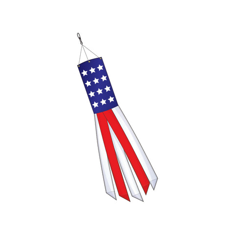 Two Group - WS128040 USA Americana - Everyday Applique Decorative Windsock 2" x 12"