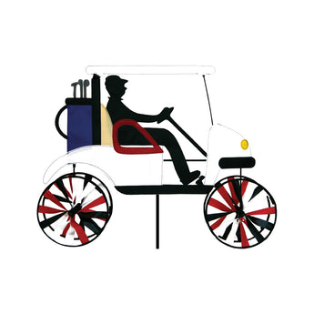 Two Group - WW175014 Golf Cart Interests - Everyday Applique Decorative Windwheel 20" x 49"