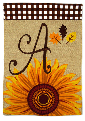 Harvest A - Harvest & Autumn Fall Vertical Applique Decorative Flags HGE80213 Imported