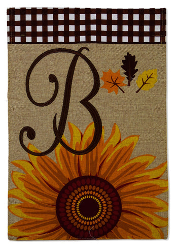 Harvest B - Harvest & Autumn Fall Vertical Applique Decorative Flags HGE80214 Imported