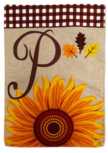 Harvest P - Harvest & Autumn Fall Vertical Applique Decorative Flags HGE80218 Imported