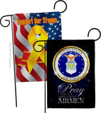 Pray United States Airmen - Military Americana Vertical Impressions Decorative Flags HG120064 Made In USA