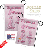 Esperanza, Fé, Valor - Support Inspirational Vertical Impressions Decorative Flags HG120030 Made In USA