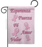 Esperanza, Fé, Valor - Support Inspirational Vertical Impressions Decorative Flags HG120030 Made In USA