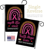 Pink Hope - Support Inspirational Vertical Impressions Decorative Flags HG120270 Made In USA