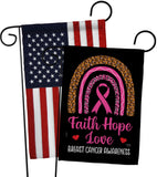 Pink Hope - Support Inspirational Vertical Impressions Decorative Flags HG120270 Made In USA