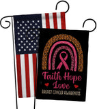 Pink Hope - Support Inspirational Vertical Impressions Decorative Flags HG120270 Made In USA