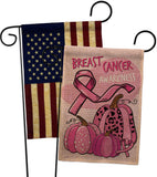 Pinktober - Support Inspirational Vertical Impressions Decorative Flags HG120272 Made In USA