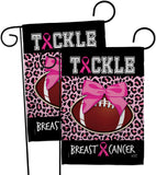Tackle Cancer - Support Inspirational Vertical Impressions Decorative Flags HG130416 Made In USA