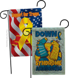 Down Syndrome Sock - Support Inspirational Vertical Impressions Decorative Flags HG130424 Made In USA