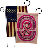 Pink Power - Support Inspirational Vertical Impressions Decorative Flags HG190178 Made In USA