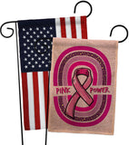 Pink Power - Support Inspirational Vertical Impressions Decorative Flags HG190178 Made In USA