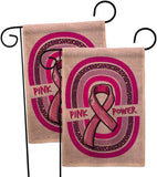 Pink Power - Support Inspirational Vertical Impressions Decorative Flags HG190178 Made In USA