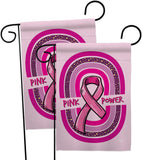 Pink Power - Support Inspirational Vertical Impressions Decorative Flags HG190178 Made In USA