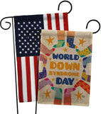 World Down Syndrome Day - Support Inspirational Vertical Impressions Decorative Flags HG190181 Made In USA