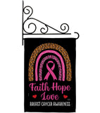 Pink Hope - Support Inspirational Vertical Impressions Decorative Flags HG120270 Made In USA