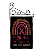 Pink Hope - Support Inspirational Vertical Impressions Decorative Flags HG120270 Made In USA