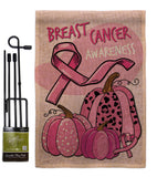 Pinktober - Support Inspirational Vertical Impressions Decorative Flags HG120272 Made In USA