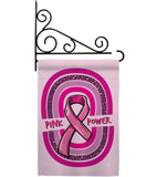 Pink Power - Support Inspirational Vertical Impressions Decorative Flags HG190178 Made In USA