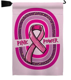 Pink Power - Support Inspirational Vertical Impressions Decorative Flags HG190178 Made In USA