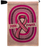 Pink Power - Support Inspirational Vertical Impressions Decorative Flags HG190178 Made In USA