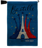 Bastille 14th July - Nationality Flags of the World Horizontal Impressions Decorative Flags HG190158 Made In USA