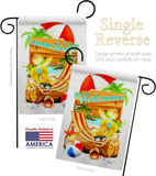 Reday For Summer - Beach Coastal Vertical Impressions Decorative Flags HG106106 Made In USA