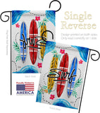 Surf - Beach Coastal Vertical Impressions Decorative Flags HG137480 Made In USA