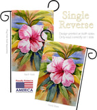 Hibiscus - Beach Coastal Vertical Impressions Decorative Flags HG137547 Made In USA