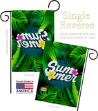 Summer Palm Tree - Beach Coastal Vertical Impressions Decorative Flags HG192609 Made In USA