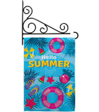 Summer Chilling - Beach Coastal Vertical Impressions Decorative Flags HG106111 Made In USA