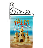 Sand Castle - Beach Coastal Vertical Impressions Decorative Flags HG106116 Made In USA