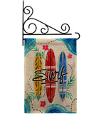 Surf - Beach Coastal Vertical Impressions Decorative Flags HG137480 Made In USA