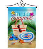Beach Summer Day - Beach Coastal Vertical Impressions Decorative Flags HG137540 Made In USA