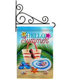 Beach Summer Day - Beach Coastal Vertical Impressions Decorative Flags HG137540 Made In USA