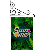 Summer Palm Tree - Beach Coastal Vertical Impressions Decorative Flags HG192609 Made In USA