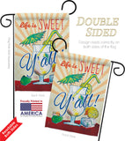 Sweet Y'all - Beverages Happy Hour & Drinks Vertical Impressions Decorative Flags HG117037 Made In USA