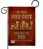 Man Cave Passing the Bar - Beverages Happy Hour & Drinks Vertical Impressions Decorative Flags HG117045 Made In USA