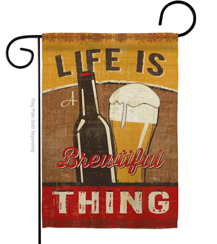 Brewtiful Thing - Beverages Happy Hour & Drinks Vertical Impressions Decorative Flags HG117048 Made In USA