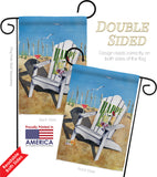 Beachside Happy Hour - Beverages Happy Hour & Drinks Vertical Impressions Decorative Flags HG117054 Made In USA