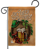 Oktoberfest Festival - Beverages Happy Hour & Drinks Vertical Impressions Decorative Flags HG137109 Made In USA