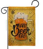 Happy Beer Day - Beverages Happy Hour & Drinks Vertical Impressions Decorative Flags HG137519 Made In USA