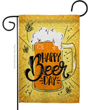 Happy Beer Day - Beverages Happy Hour & Drinks Vertical Impressions Decorative Flags HG137519 Made In USA