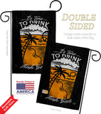 It Time To Drink - Beverages Happy Hour & Drinks Vertical Impressions Decorative Flags HG137582 Made In USA