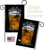 It Time To Drink - Beverages Happy Hour & Drinks Vertical Impressions Decorative Flags HG137582 Made In USA