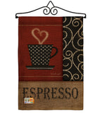 Espresso - Beverages Happy Hour & Drinks Vertical Impressions Decorative Flags HG117026 Made In USA
