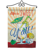 Sweet Y'all - Beverages Happy Hour & Drinks Vertical Impressions Decorative Flags HG117037 Made In USA