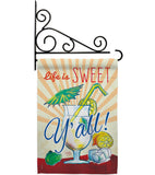 Sweet Y'all - Beverages Happy Hour & Drinks Vertical Impressions Decorative Flags HG117037 Made In USA